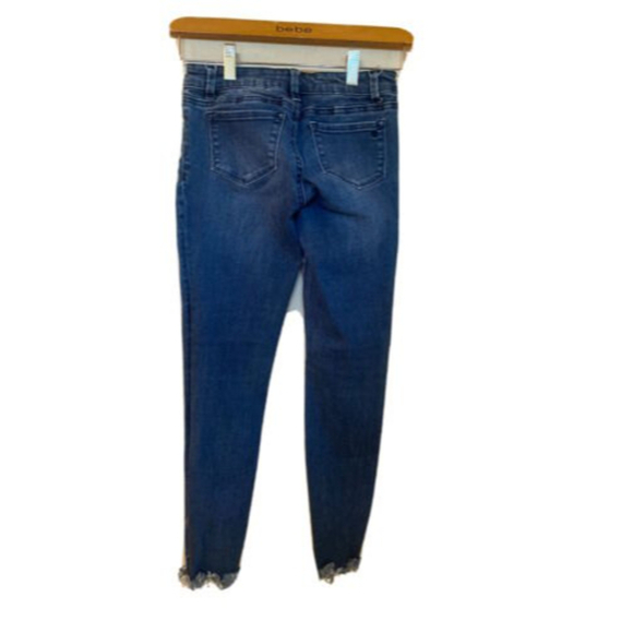 Girls Kids Tractr Star Jeans With Raw Hem. Sz.12 - Picture 2 of 3